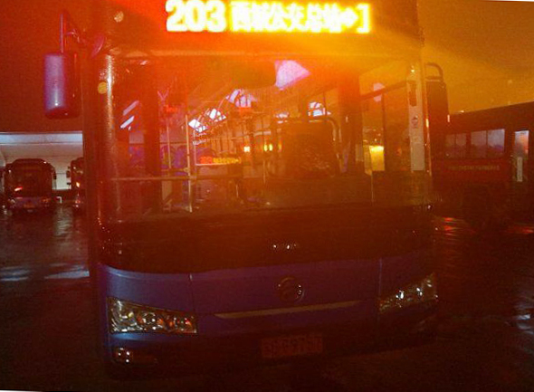 1月31日起，公交203路夜班線調(diào)整班次發(fā)車時(shí)間